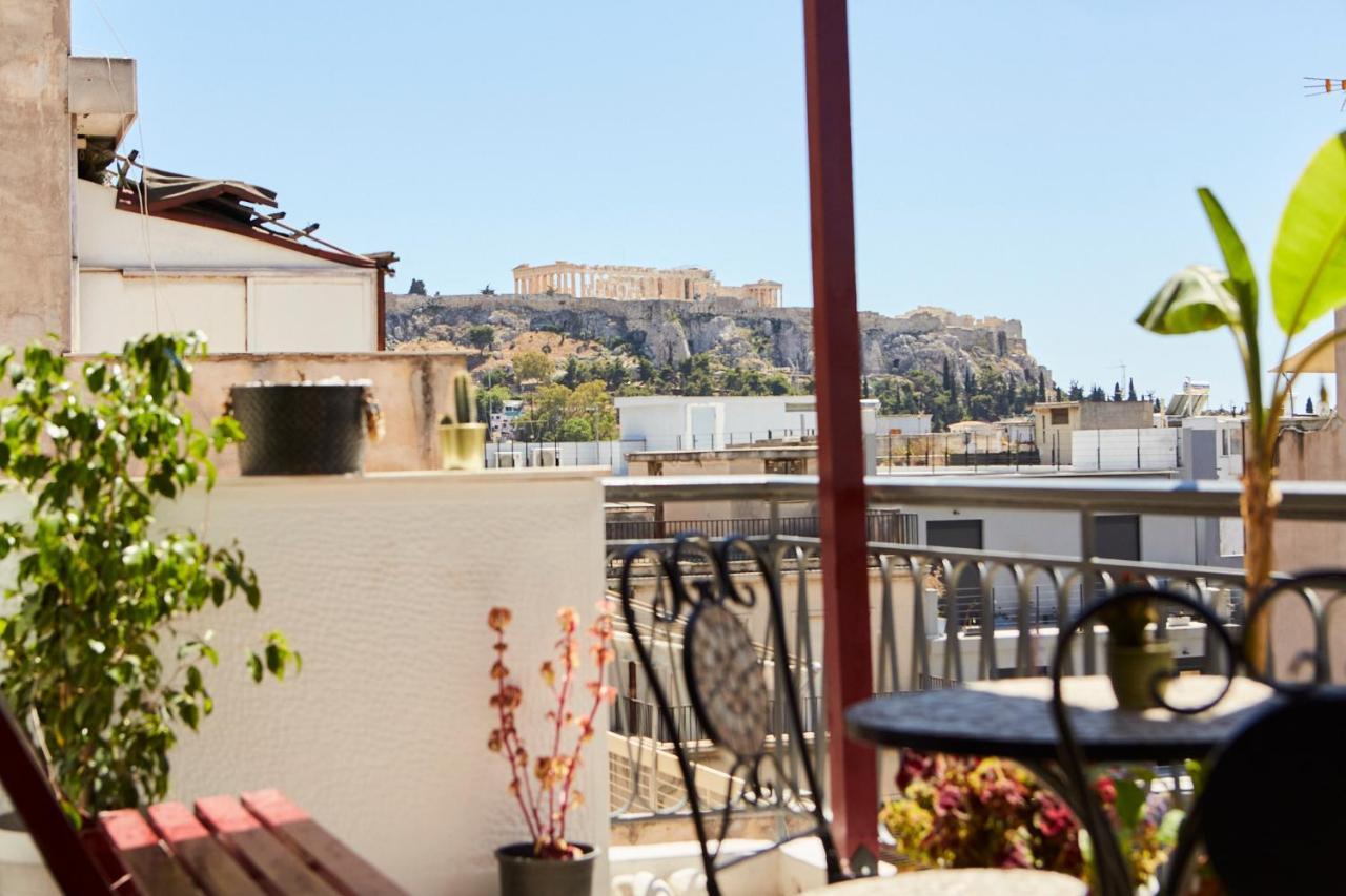 Mosaics Athens Central Studio With Acropolis View Exterior photo
